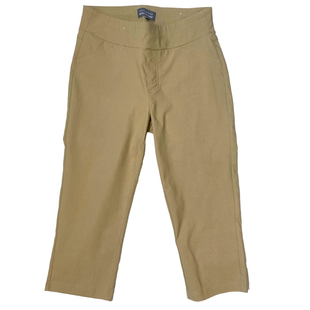 One5One Miracle Ab-Shaper Stretch Pull On Capri Pants - S